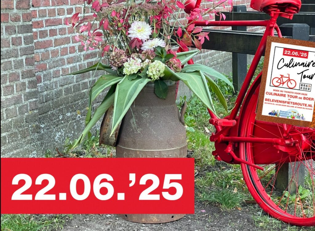 Uitnodiging culinaire fietstour