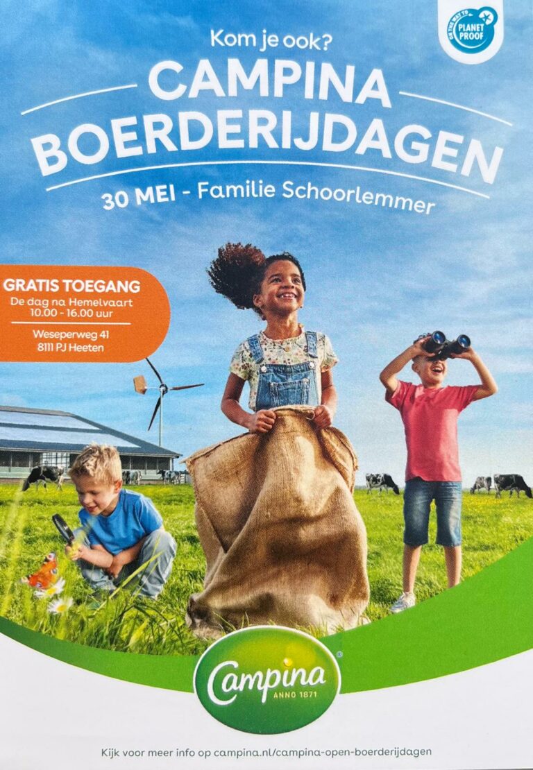 Uitnodiging Open Boerderijdag familie Schoorlemmer